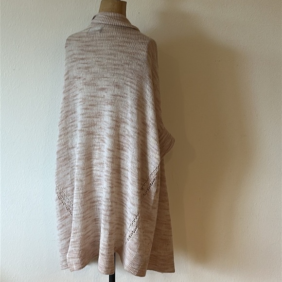 Zadig & Voltaire Deluxe O/S Cozy Cream Open Front Cardigan long w/ short sleeve - Picture 3 of 9